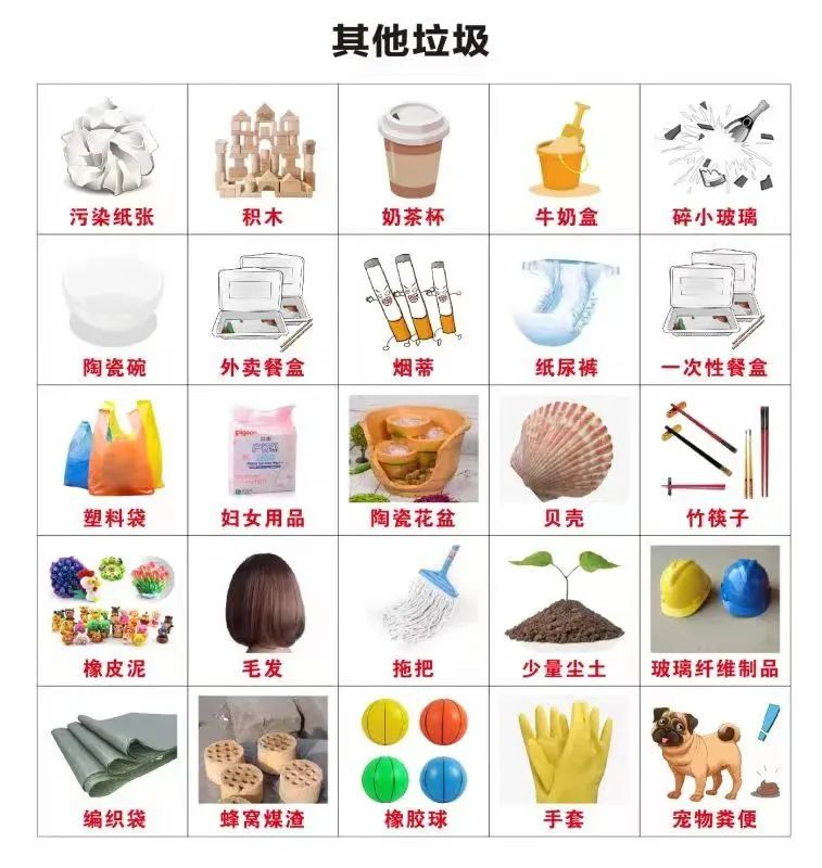 其他垃圾有哪些（其他垃圾的投放要求）