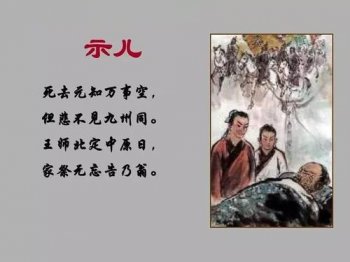 示儿的诗意是什么（示儿译文赏析）