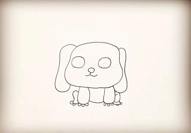 狗怎么画（简单可爱的小狗简笔画教程）