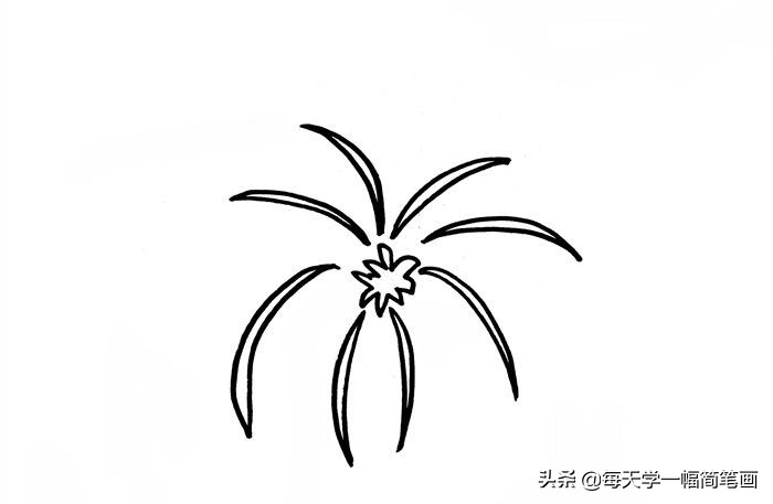 烟花怎么画（烟花简笔画教程）