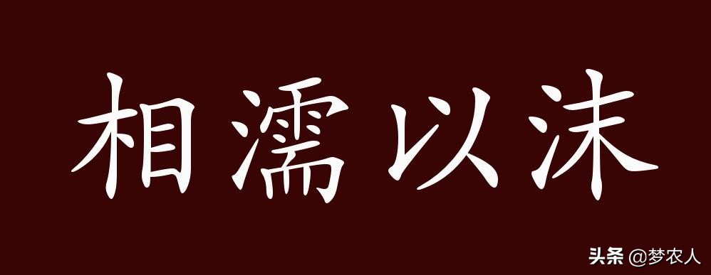 相濡以沫出自哪里（相濡以沫出处和典故）