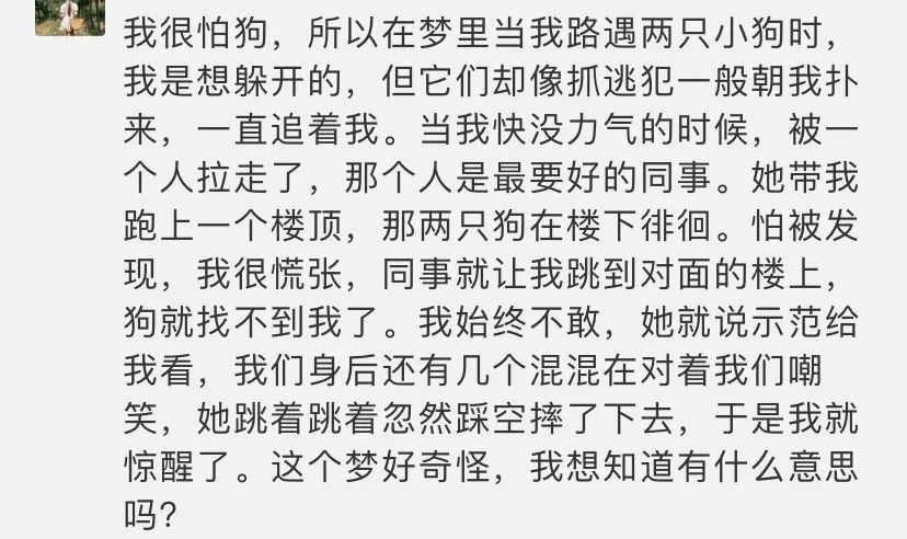 梦见被狗追是什么预兆（梦见被狗追的原因分析）