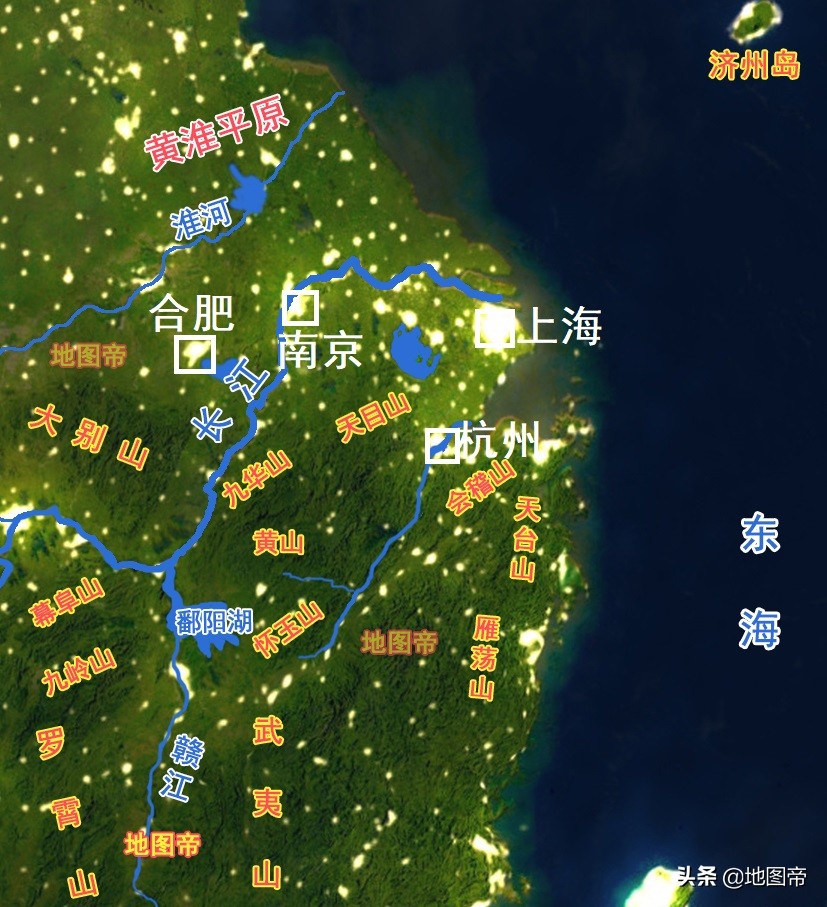 长三角在哪里_长三角的地理位置和面积分布