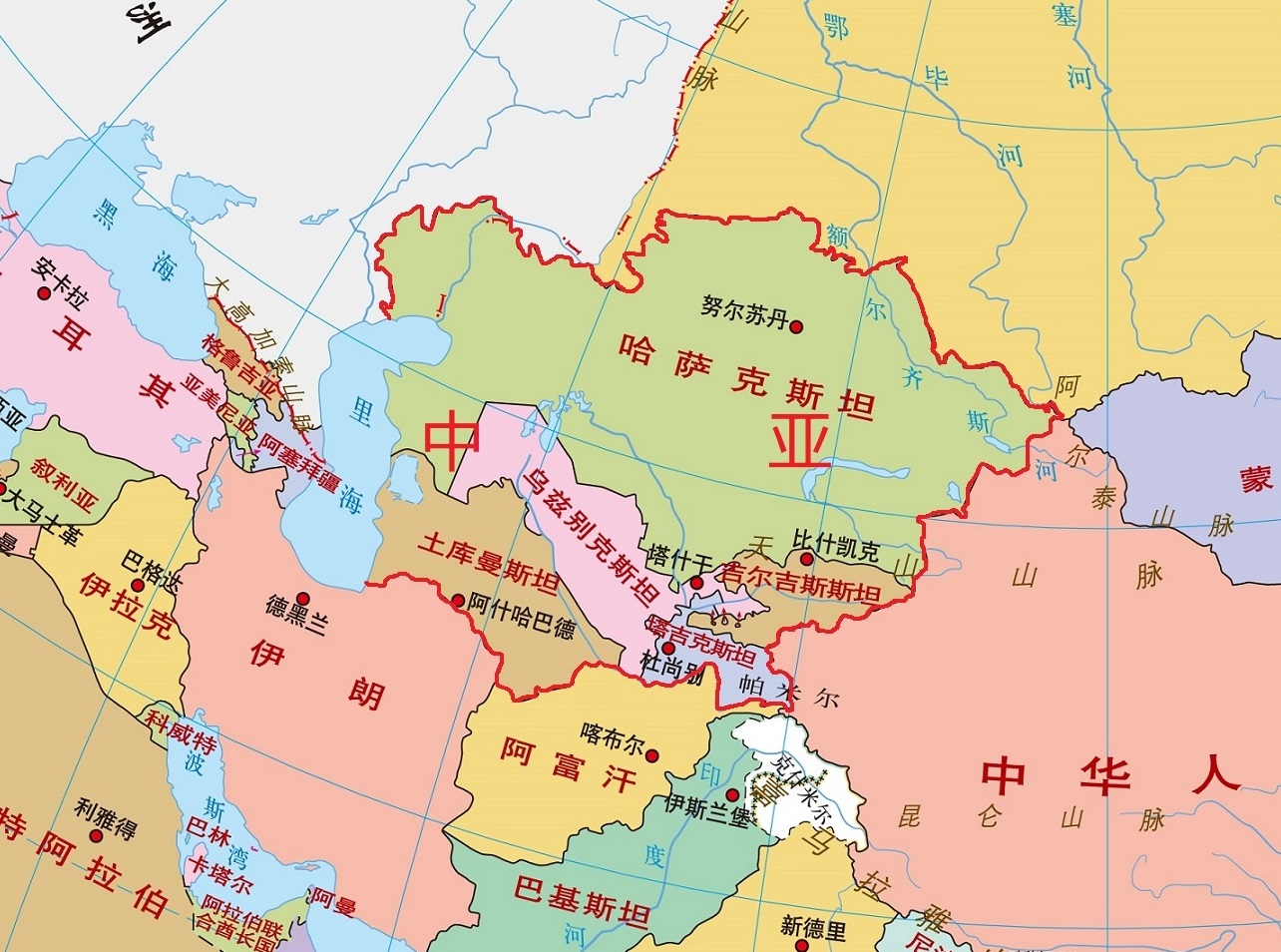 亚洲有多少个国家_亚洲包含的国家概况