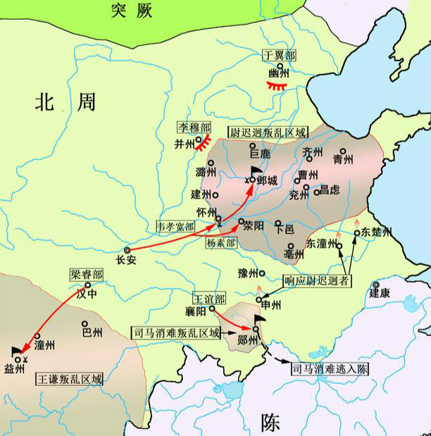 尉迟迥是怎么死的_尉迟迥的死亡原因