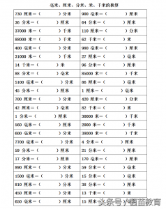 长度单位怎么换算_长度单位换算表