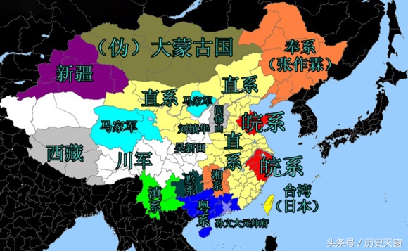 什么是军阀混战时期_军阀割据演变全过程
