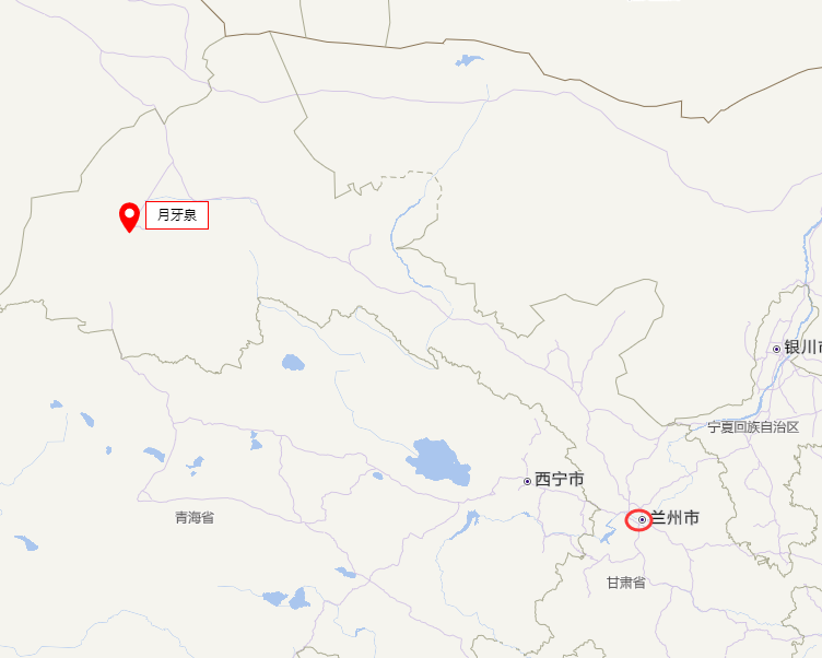 月牙泉位于我国哪个省_月牙泉位的位置概况