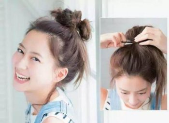 丸子头怎么扎简单好看_丸子头的正确扎法