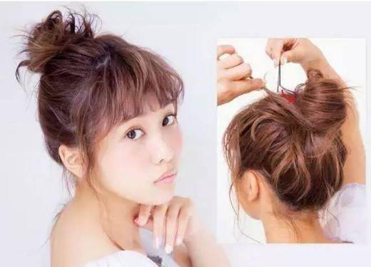 丸子头怎么扎简单好看_丸子头的正确扎法