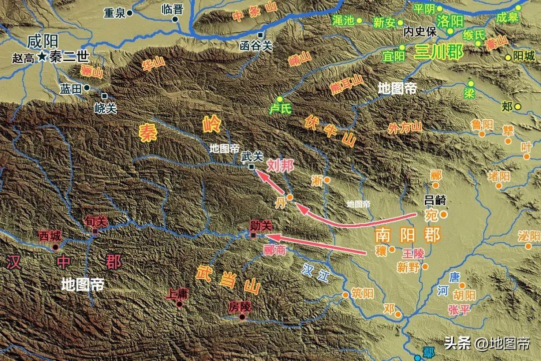 刘邦入关中的路线是怎样的_一文解答