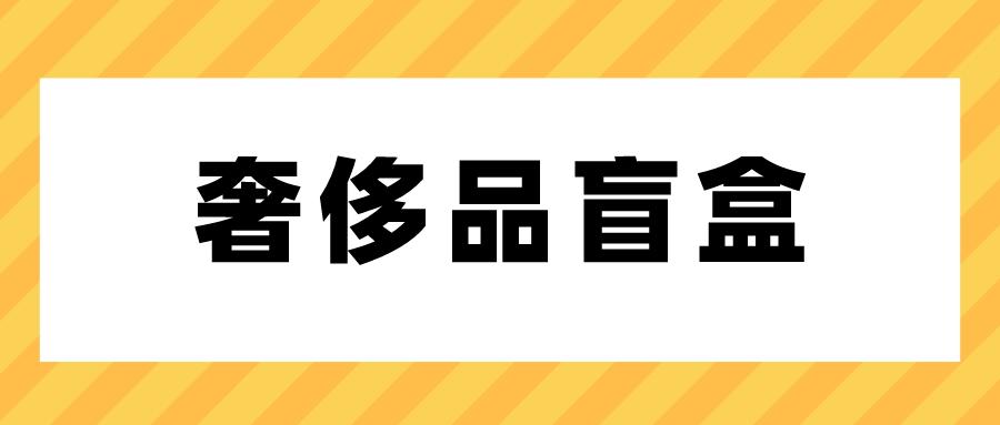 奢侈品也有盲盒吗_你怎么看