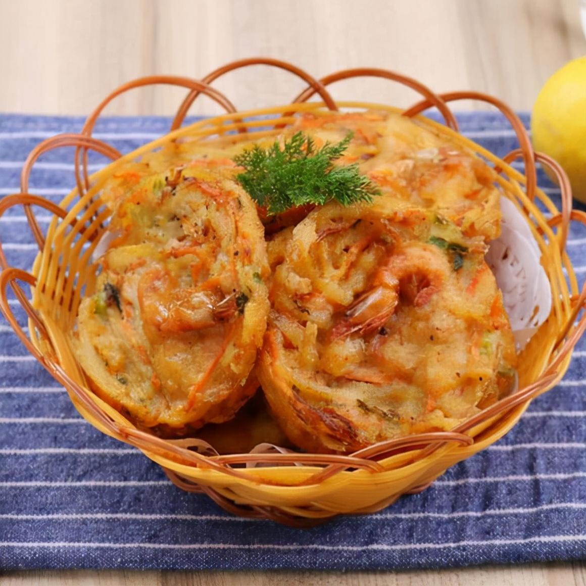 北海虾饼怎么做_北海虾饼的做法教程