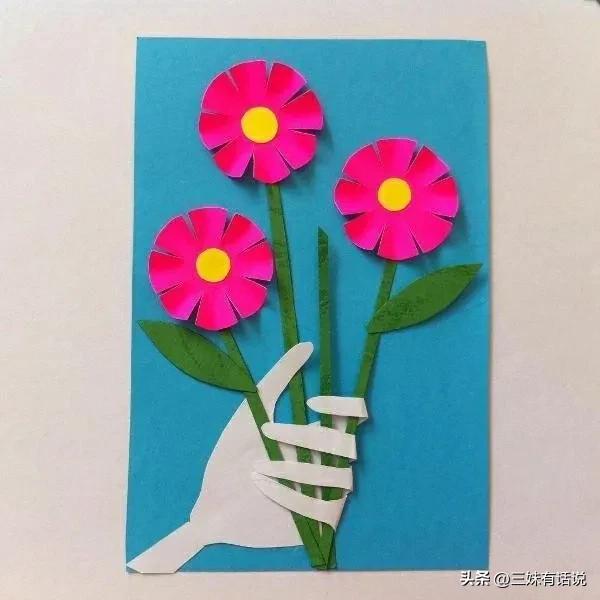 母亲节贺卡怎么画_母亲节贺卡大全图解