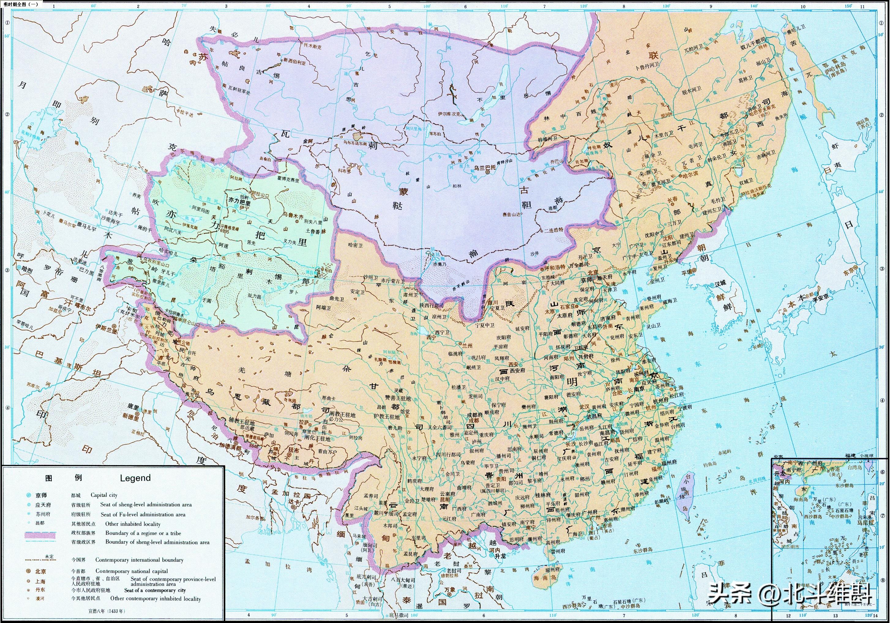 明朝疆域面积有多大_明朝疆域的面积和范围