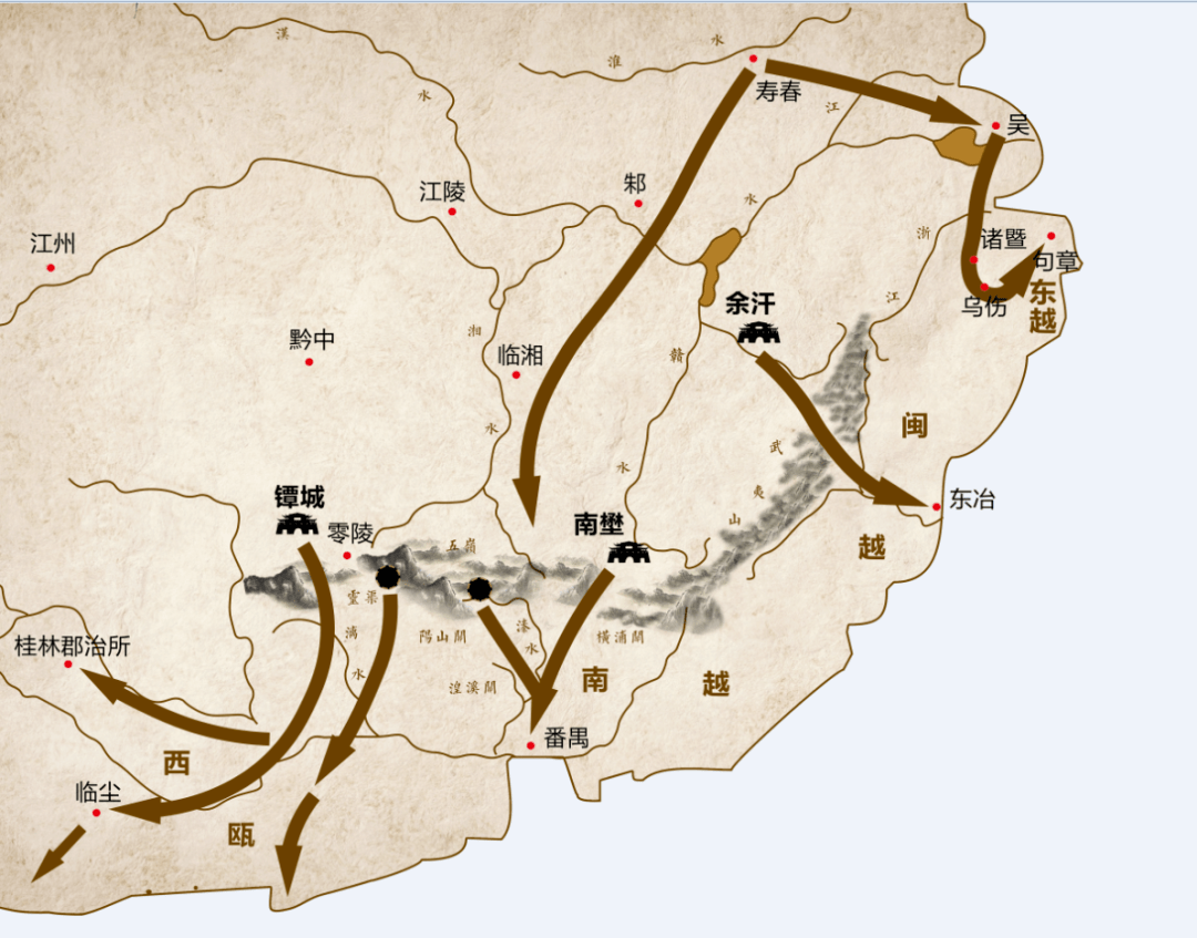 秦朝是如何征服了百越国的_秦朝征服百越国的是谁