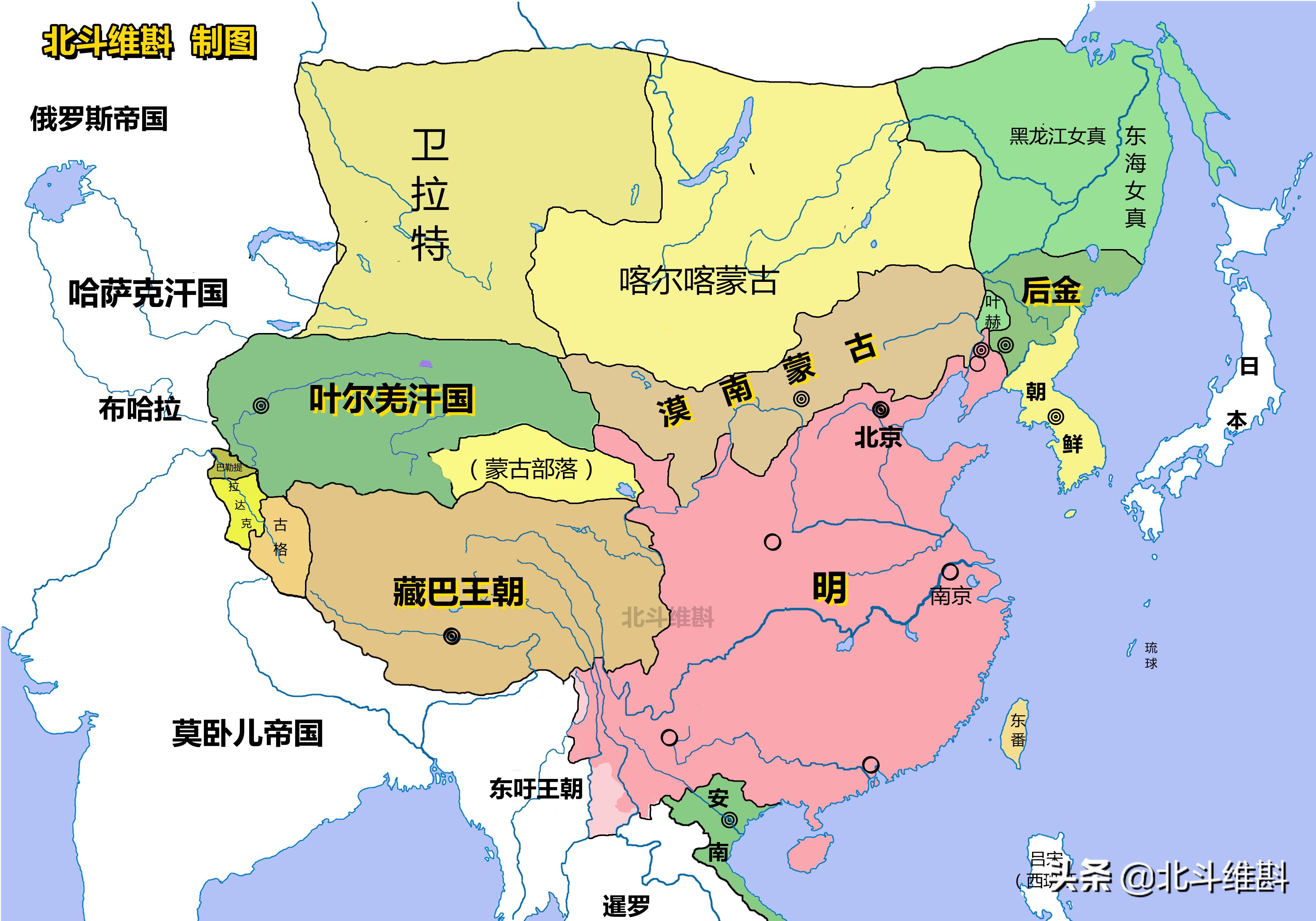 明朝地图是谁画的_明朝地图的演变