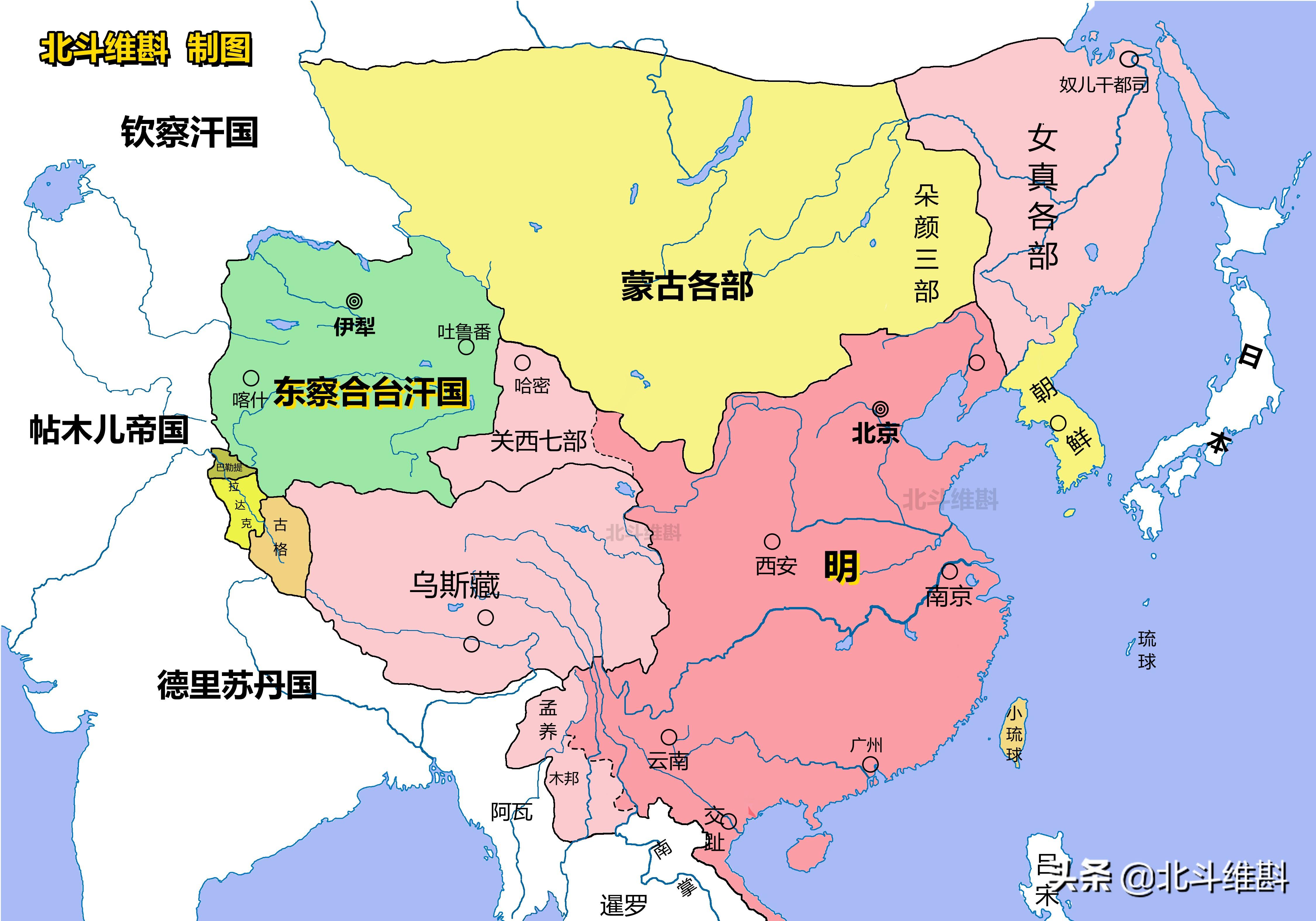 明朝地图是谁画的_明朝地图的演变