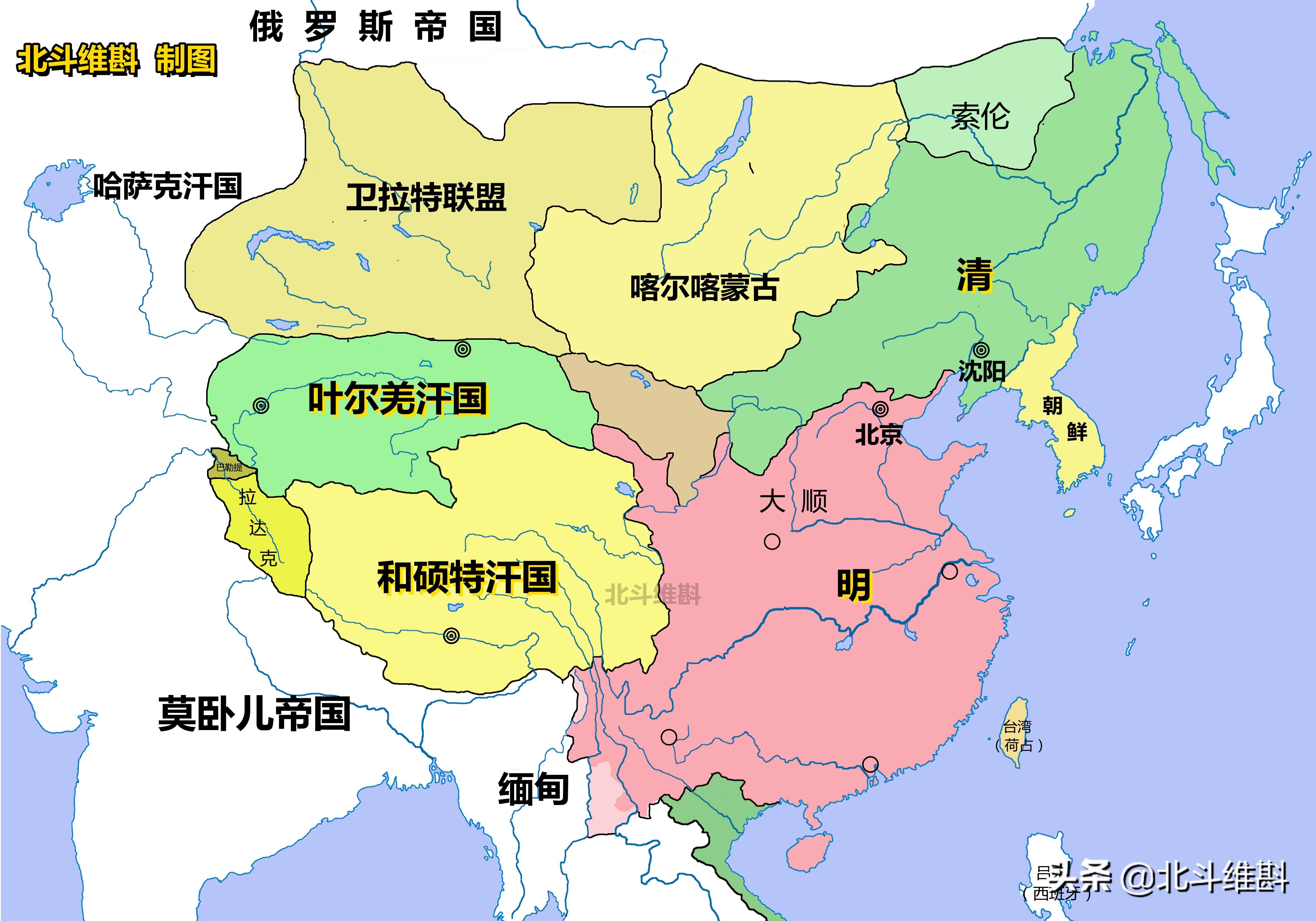 明朝地图是谁画的_明朝地图的演变