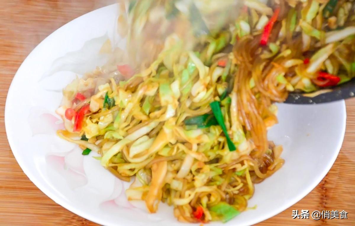 包菜炒粉条怎么做，包菜炒粉条的做法