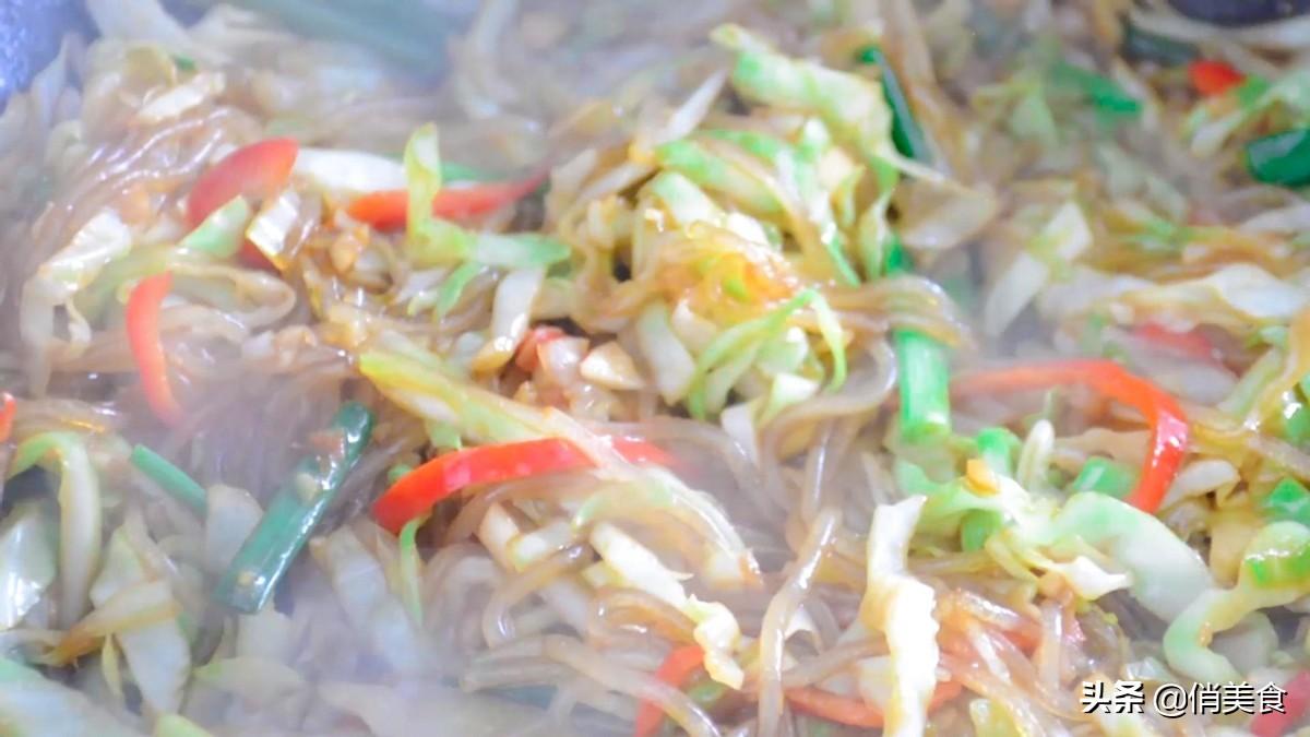 包菜炒粉条怎么做，包菜炒粉条的做法
