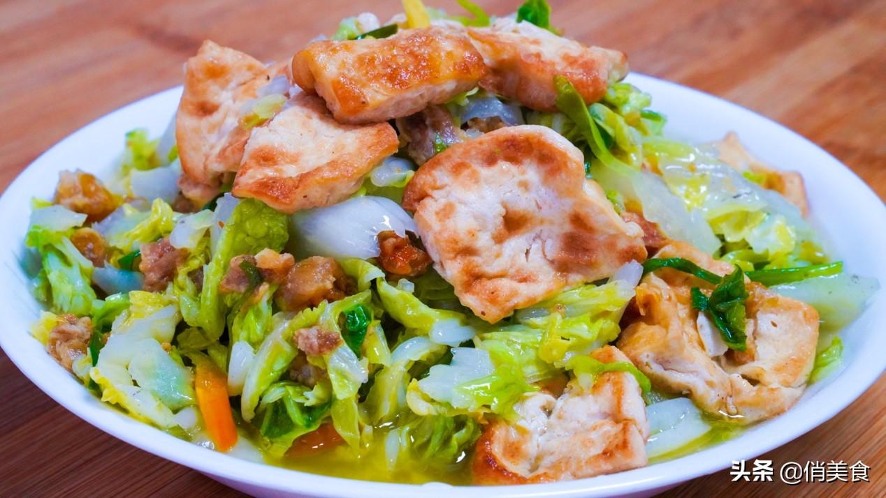 白菜烧豆腐怎样做才好吃，白菜烧豆腐的做法步骤