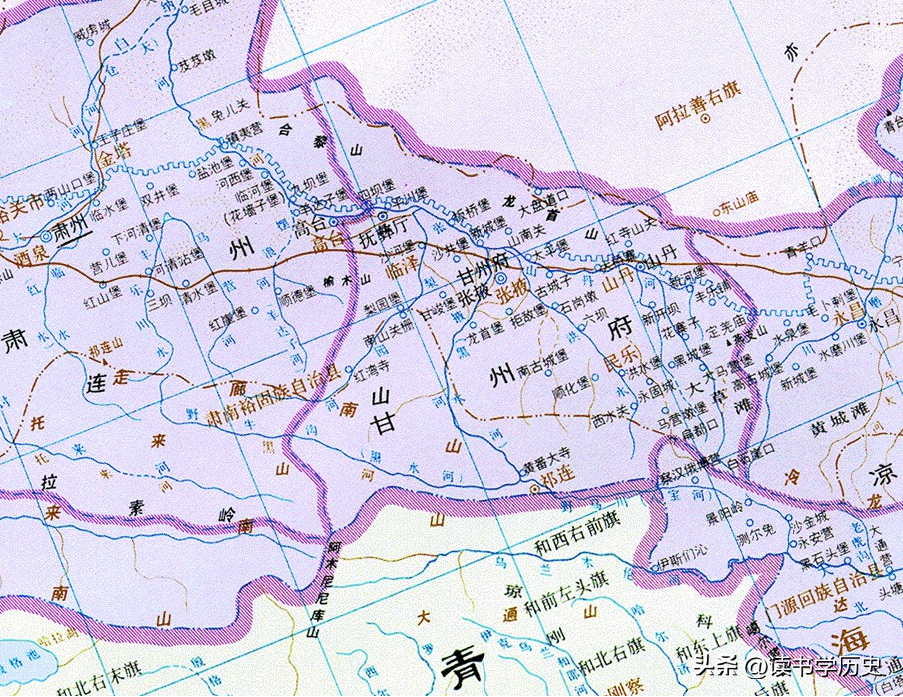 张掖市地理位置，张掖市历史变迁