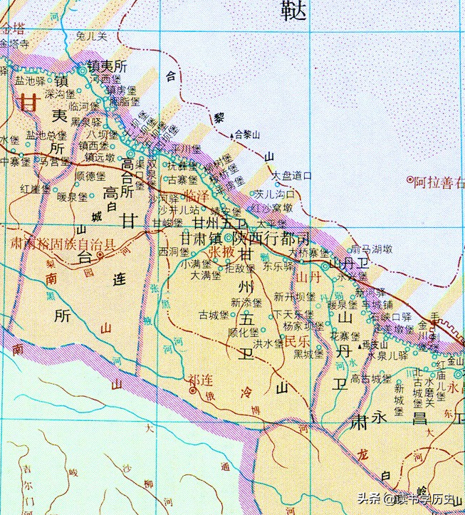 张掖市地理位置，张掖市历史变迁