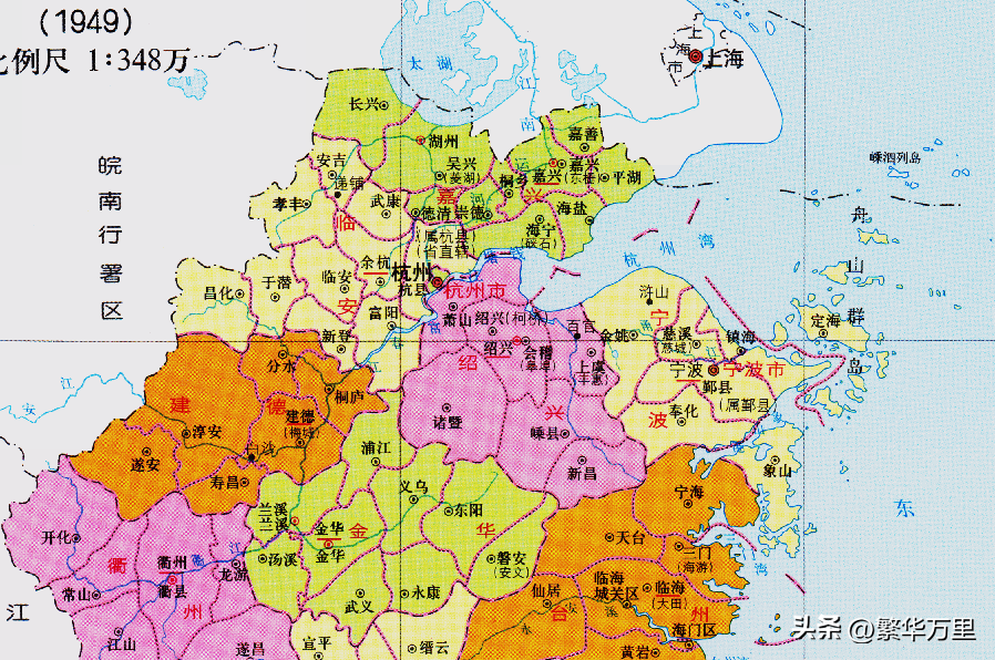 湖州市区县的区划框架，湖州市的区划调整