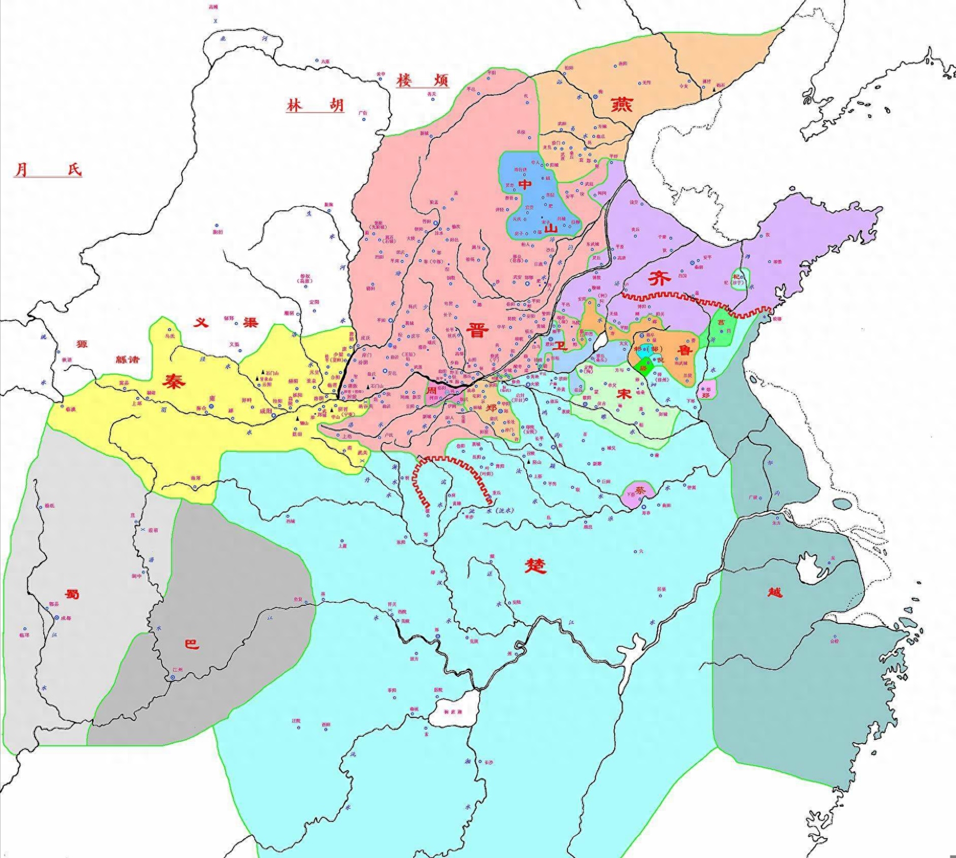 了不起的楚国，楚国的起源与历史