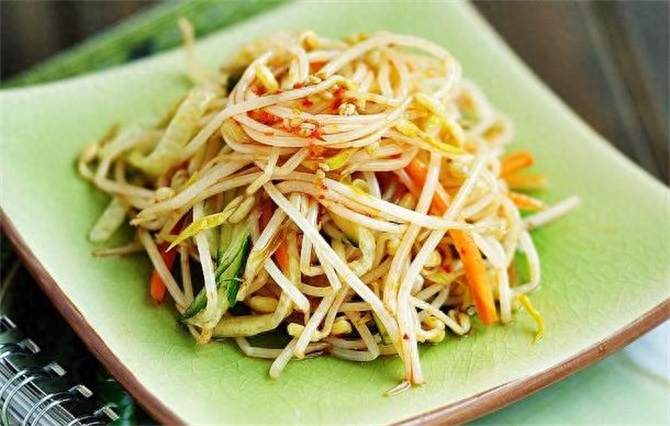 凉拌绿豆芽怎么做，凉拌绿豆芽的家常做法