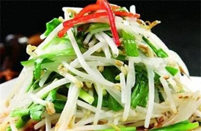 凉拌绿豆芽怎么做，凉拌绿豆芽的家常做法
