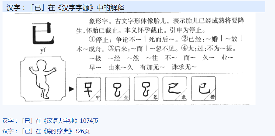 巳字是什么意象？巳字的秘密
